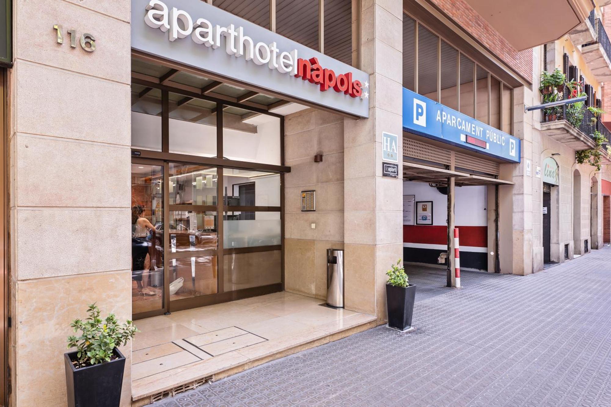 Aparthotel Napols - Abapart Barcelona Exteriér fotografie